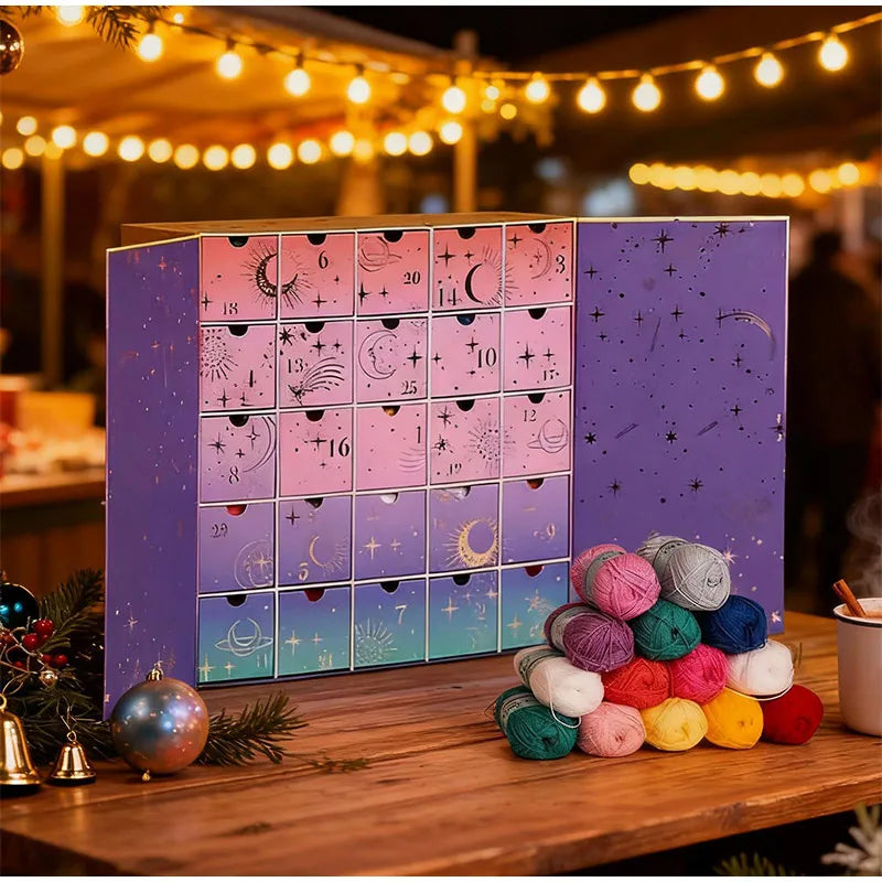 Détails des accessoires inclus pour le tricot festif