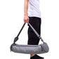 Fermetures éclair en métal sur le sac de yoga
