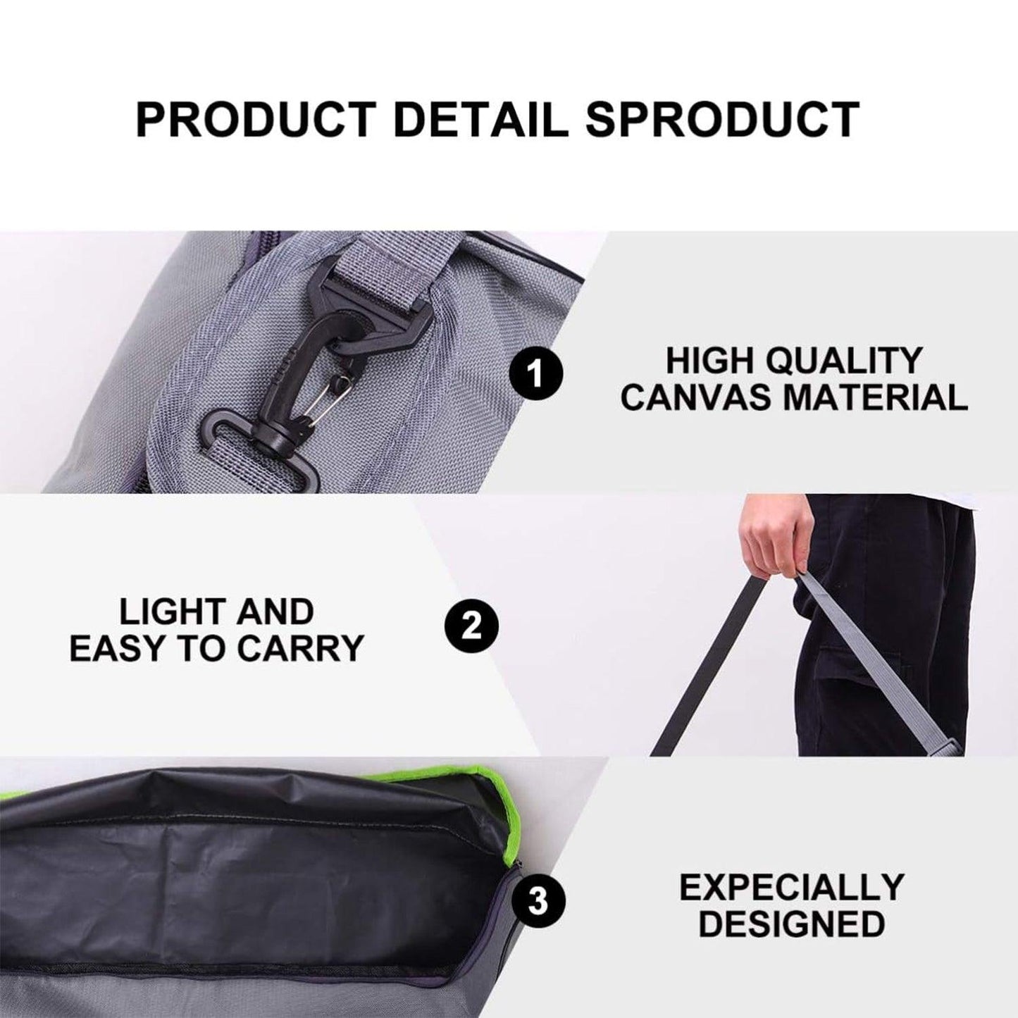 Bandoulière réglable pour un transport confortable