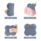 Coussin de yoga sur fond blanc minimaliste