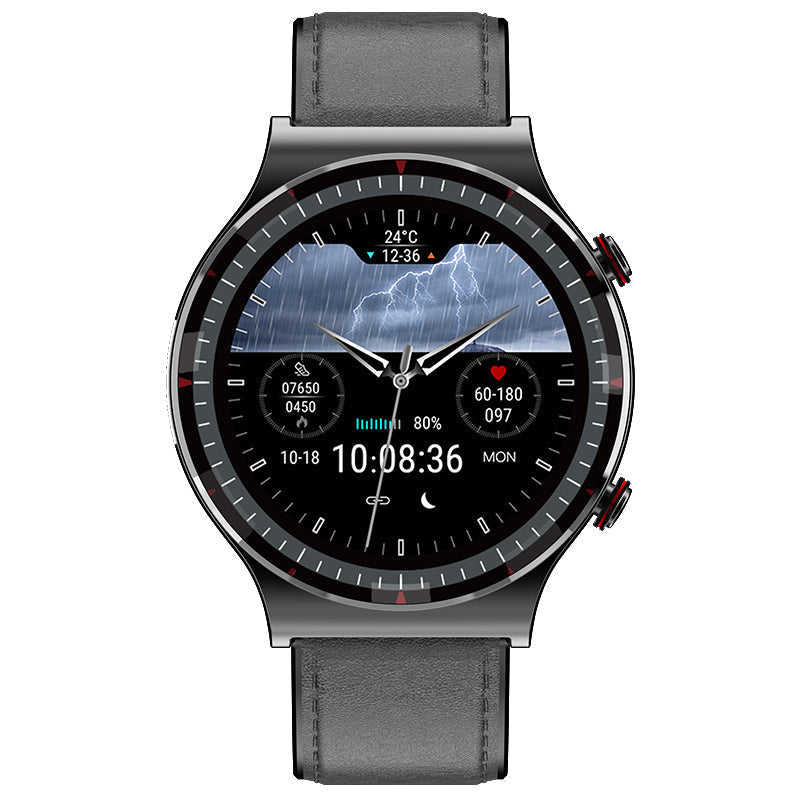 Écran de la montre affichant la saturation en oxygène sanguin