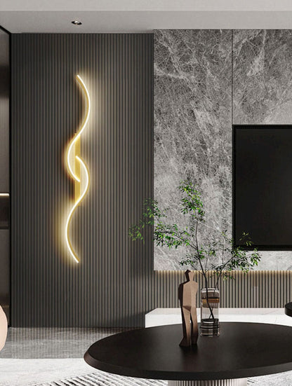 Applique LED polyvalente intégrée dans un décor moderne