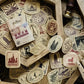 Collection de stickers rétro, idéal pour bagages
