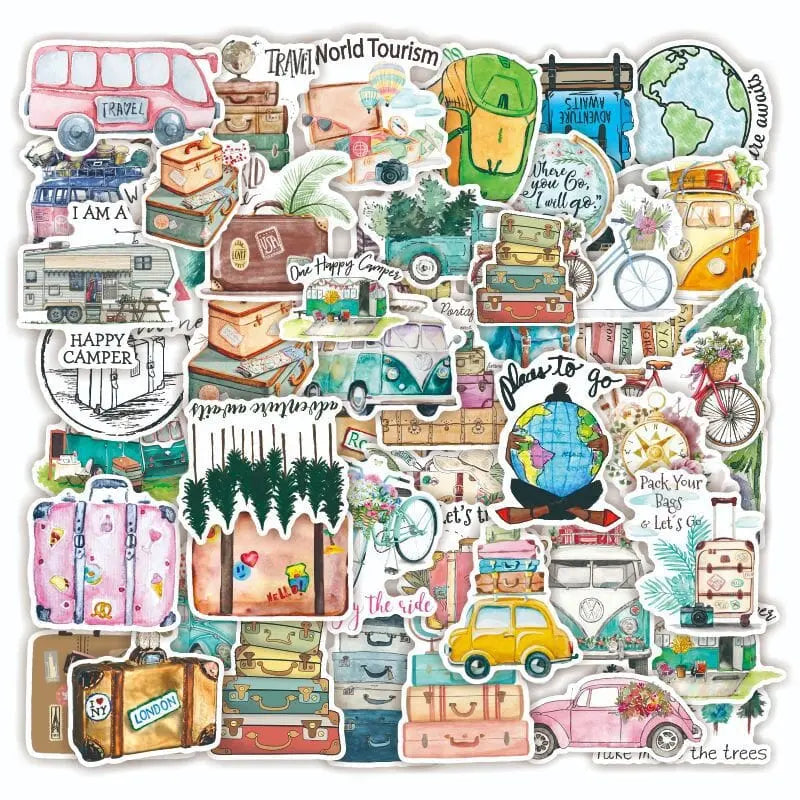 Divers motifs d'autocollants PVC pour personnalisation d'objets