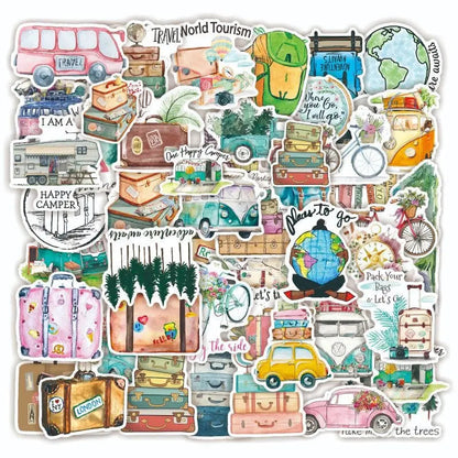Divers motifs d'autocollants PVC pour personnalisation d'objets