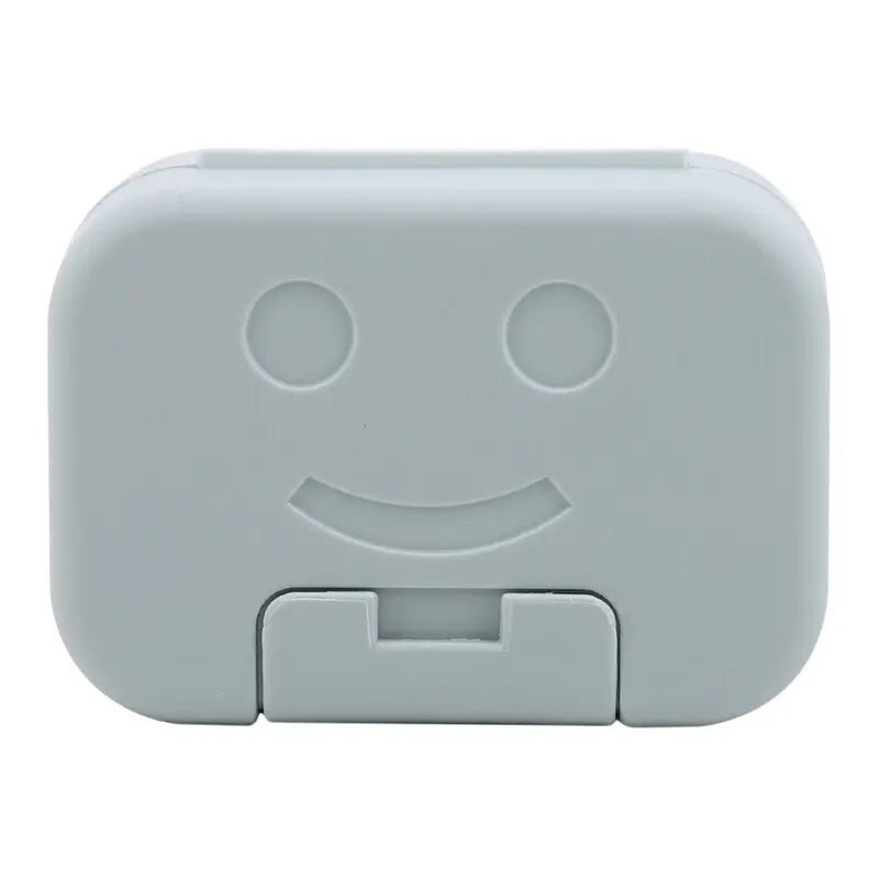 Boîte à savon bleue avec design compact et léger