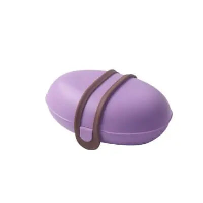 Boîte à savon violette, design moderne et coloré