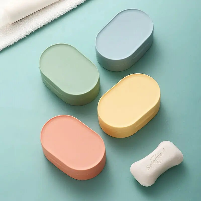 Boîte à savon fermée avec un design minimaliste