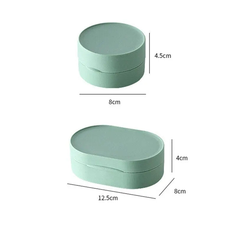 Gros plan sur la texture plastique de la boîte à savon