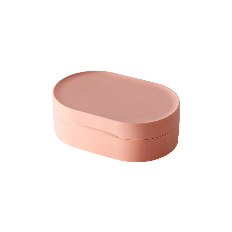 Grande boîte à savon rose avec un style moderne