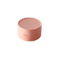 Petite boîte à savon rose avec un design épuré