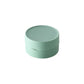 Petite boîte à savon verte avec contours arrondis