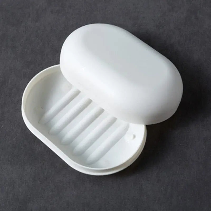 Boîte à savon blanche, dimensions compactes 11 x 7 cm