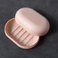 Boîte à savon rose, élégante et facile à nettoyer