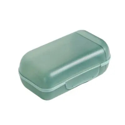 Boîte à savon verte, idéale pour transporter du savon solide