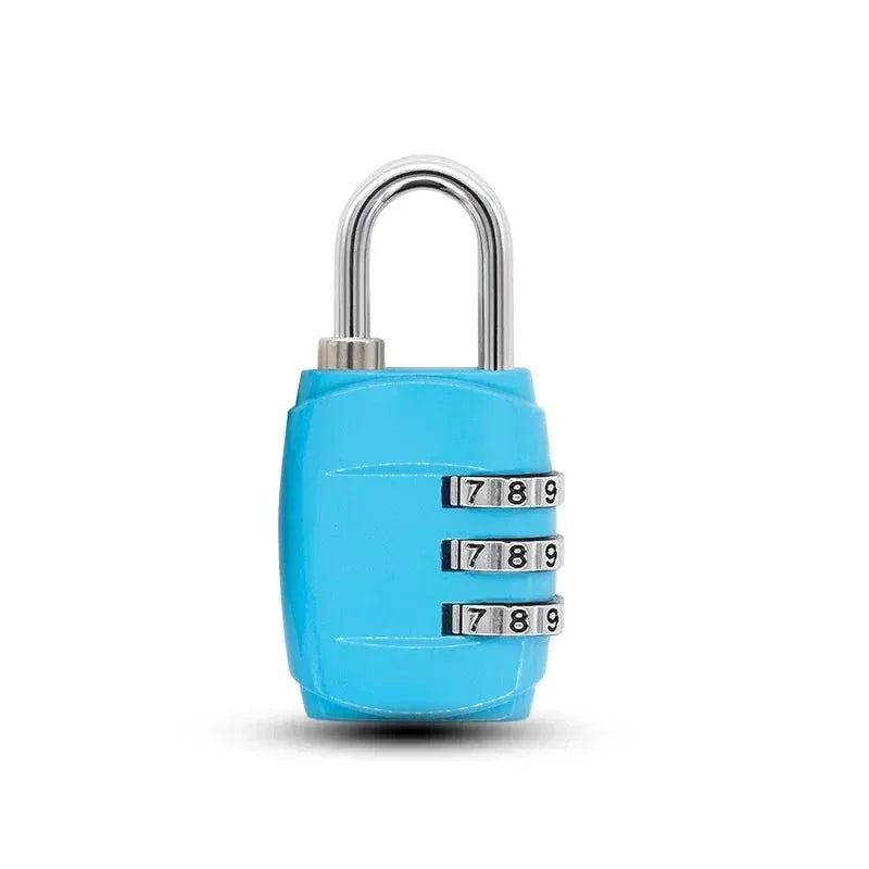 Cadenas bleu à code, parfait pour bagages de voyage