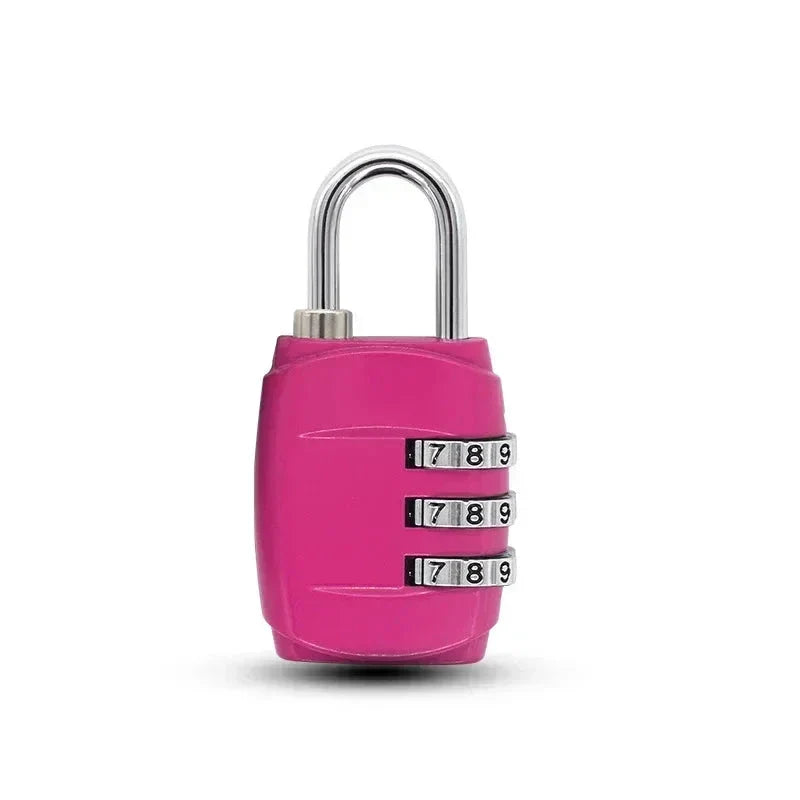 Cadenas rose à code, élégant et facilement reconnaissable