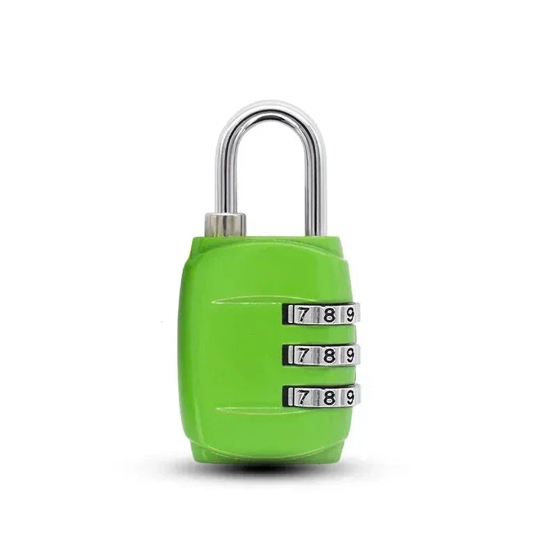 Cadenas vert à code, pratique pour sacs à dos