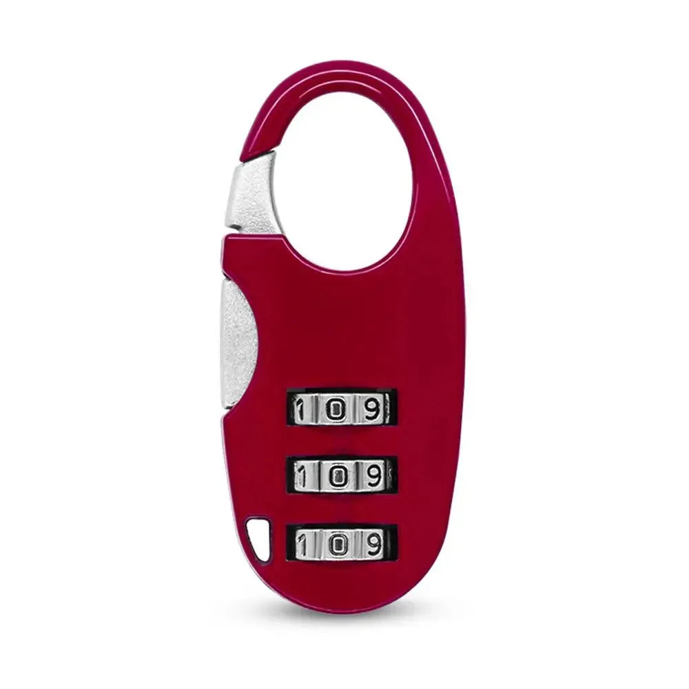 Cadenas rouge pour sécuriser vos affaires en voyage