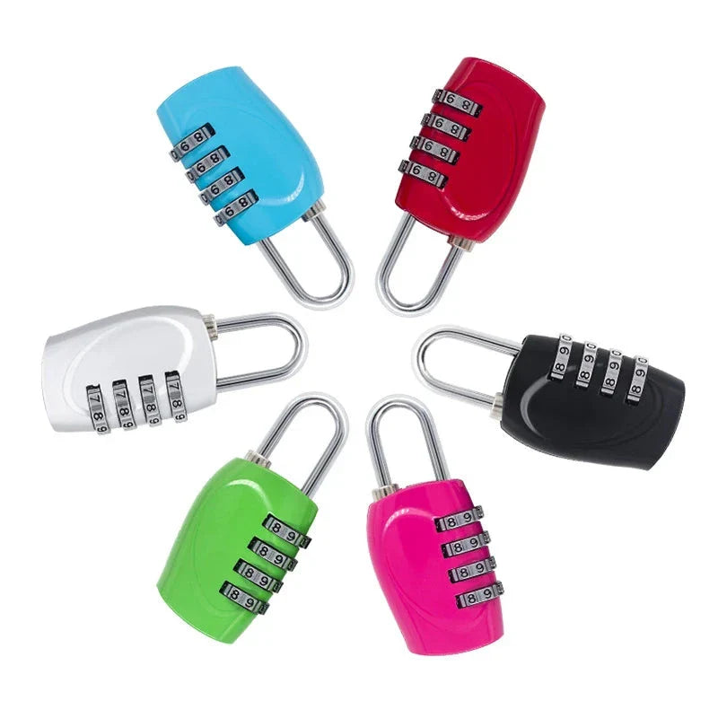 Gros plan sur les chiffres du cadenas à combinaison
