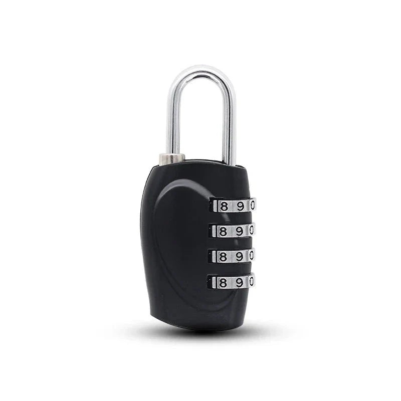 Cadenas noir à code, idéal pour bagages et casiers