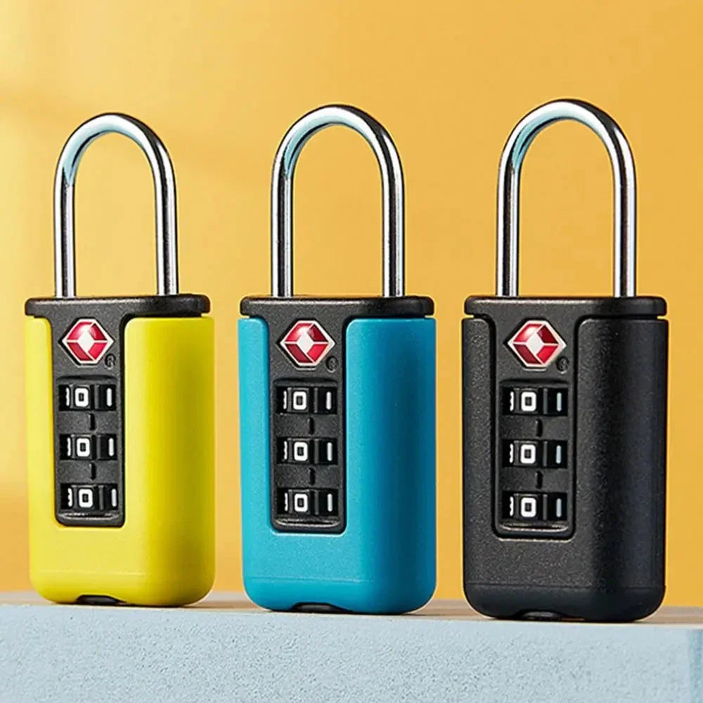 Gros plan sur le mécanisme du cadenas TSA