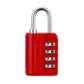 Cadenas rouge avec boucle résistante