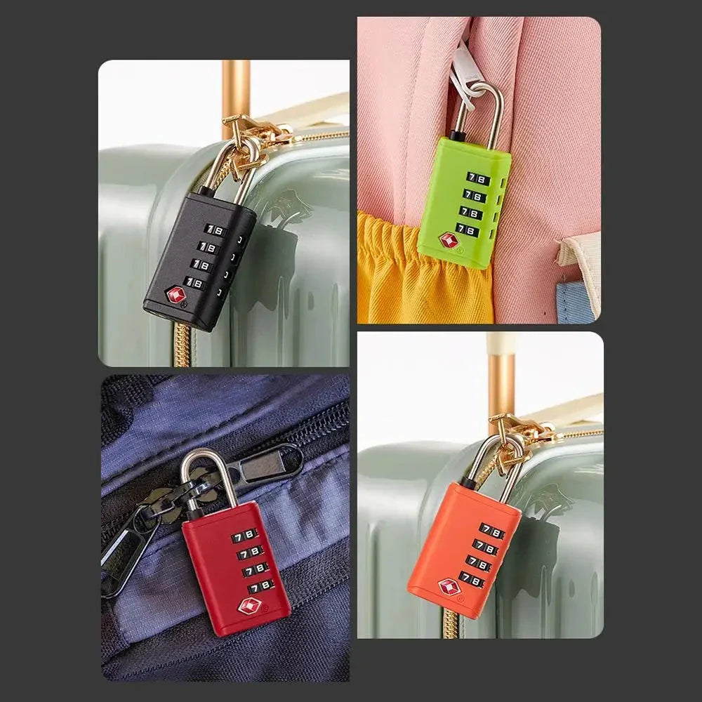 Cadenas TSA avec code 0000 par défaut