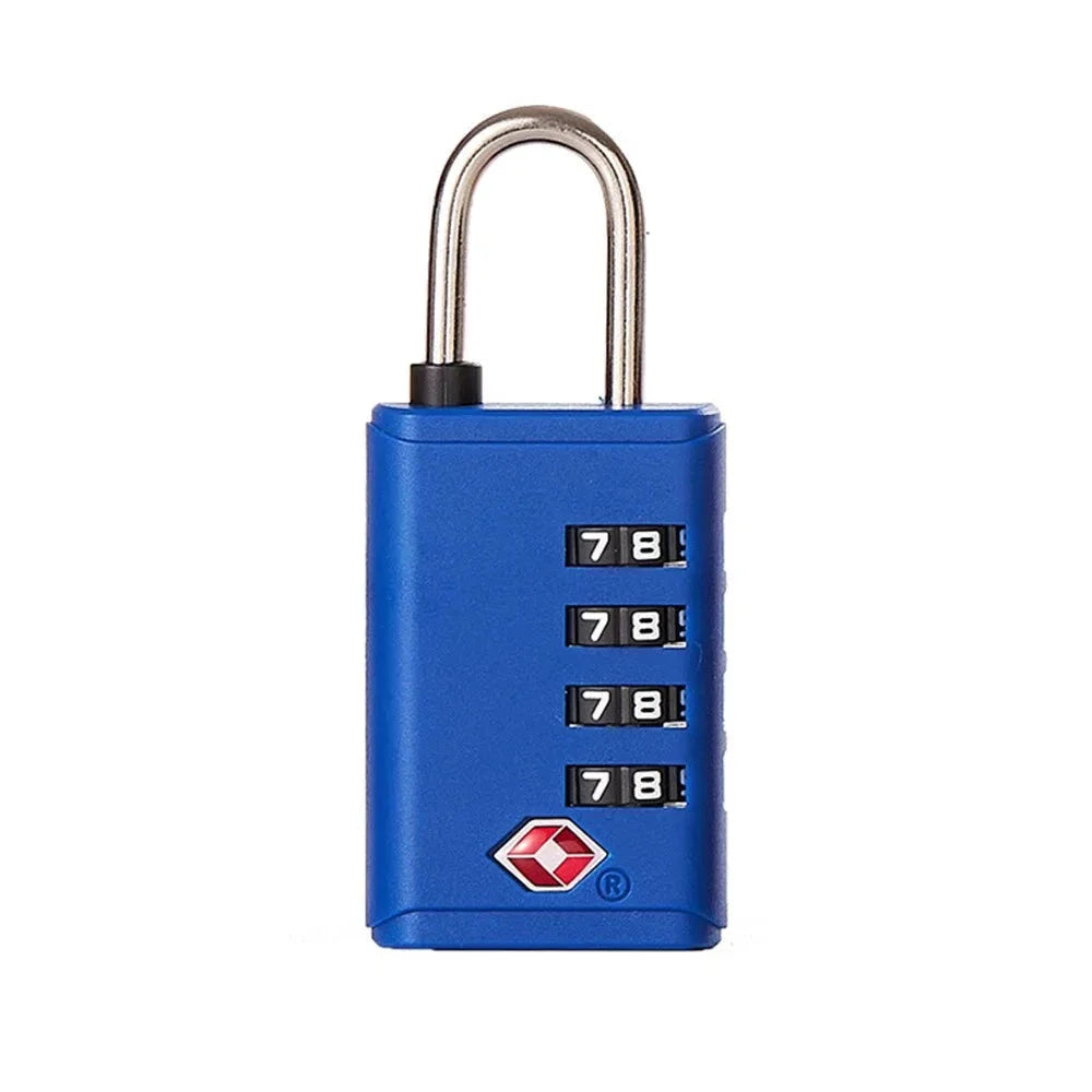 Cadenas TSA bleu avec combinaison sécurisée