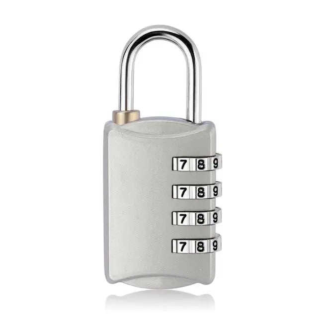 Cadenas argenté robuste pour bagages, alliage de qualité