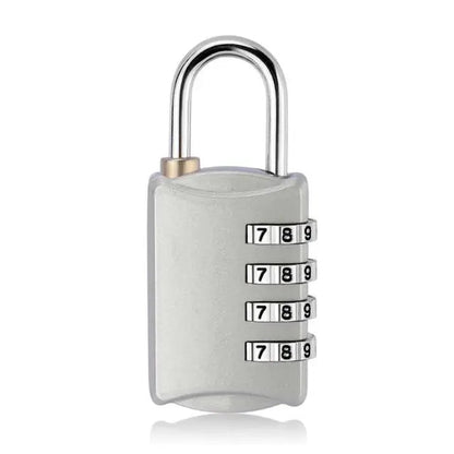 Cadenas argenté robuste pour bagages, alliage de qualité