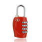 Cadenas rouge TSA avec combinaison à 4 chiffres