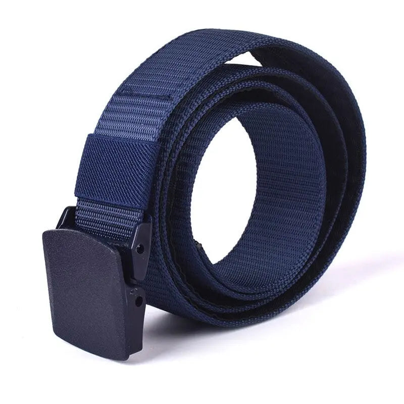 Vue de la ceinture de voyage avec boucle coulissante et poche cachée