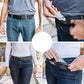 Gros plan sur la boucle coulissante de la ceinture