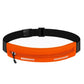 Ceinture de voyage orange avec bandes réfléchissantes