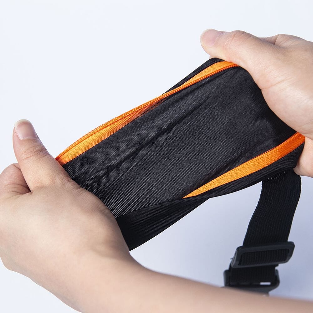 Ceinture de voyage montrant la matière en nylon