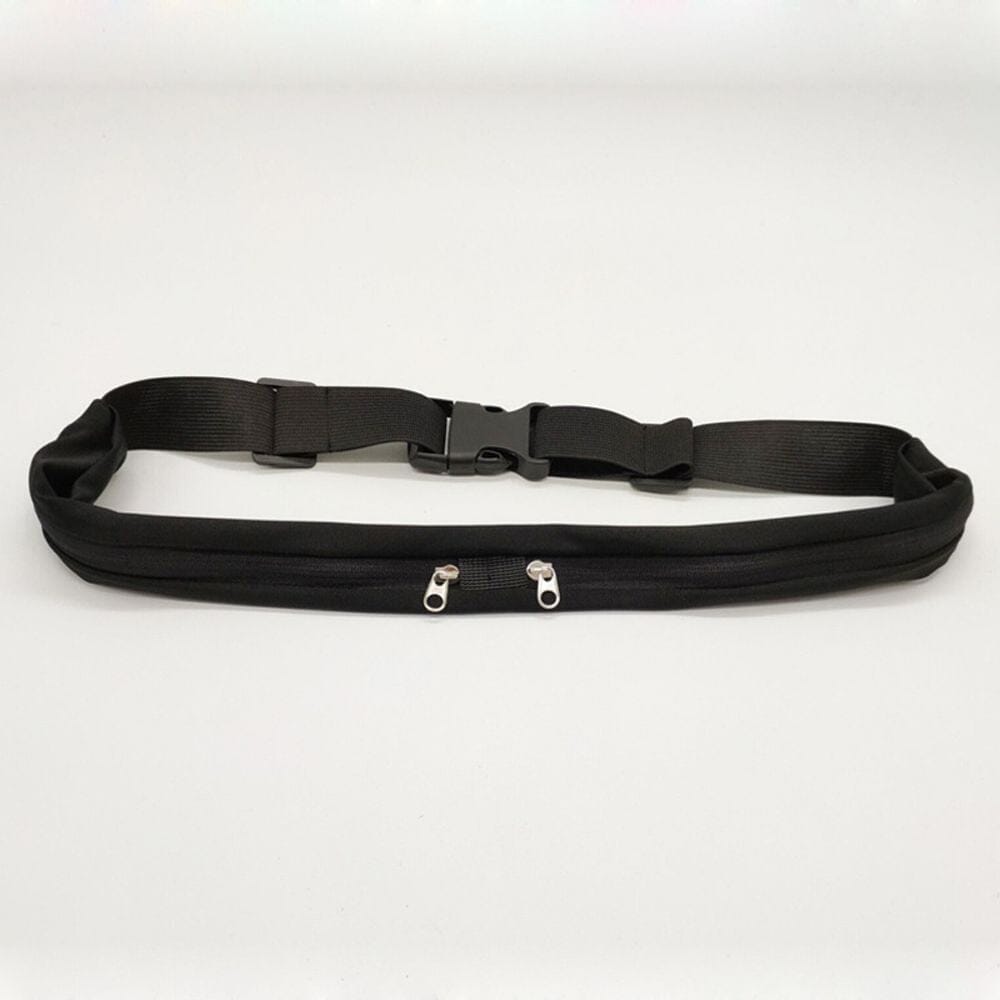 Ceinture noire avec poches antivol intégrées