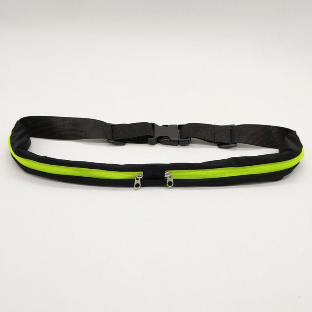 Ceinture verte avec poches pour objets de valeur