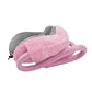 Coussin de voyage en coton avec support plastique