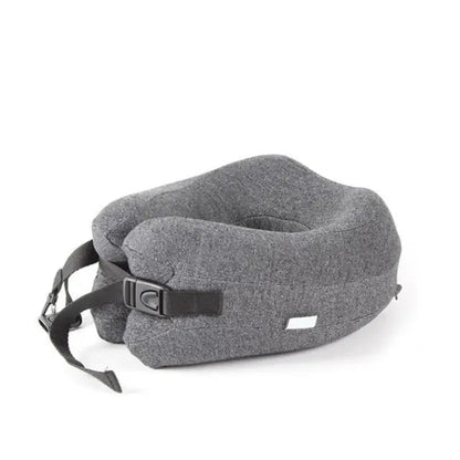 Coussin gris compact pour confort lors des déplacements