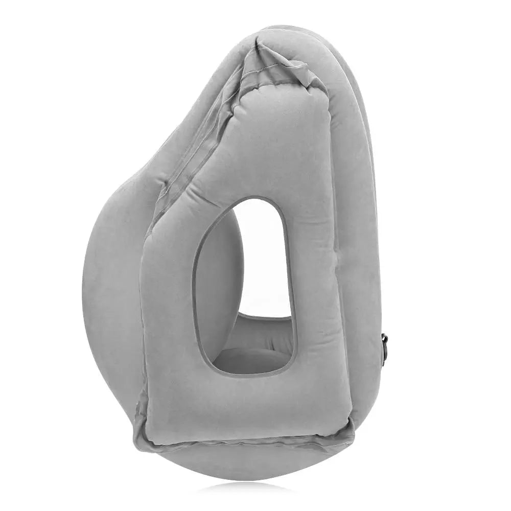 Coussin gonflable frontal en velours, vue de face