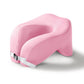 Coussin rose pour le cou avec housse lavable