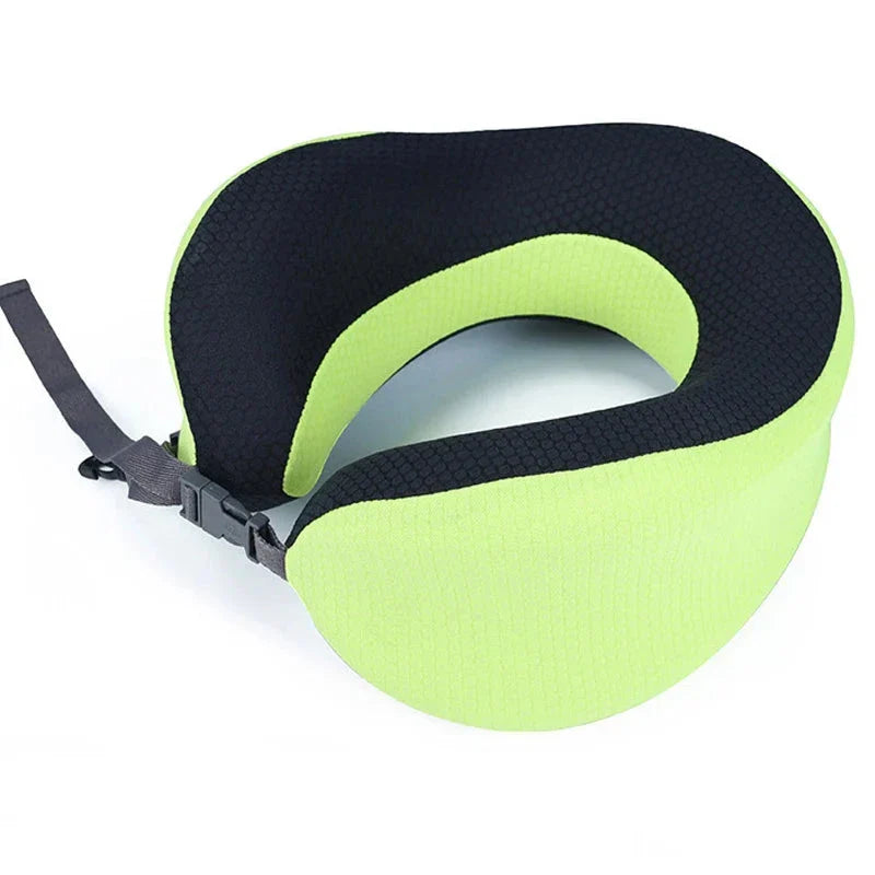 Oreiller cervical vert, mousse à mémoire pour le confort