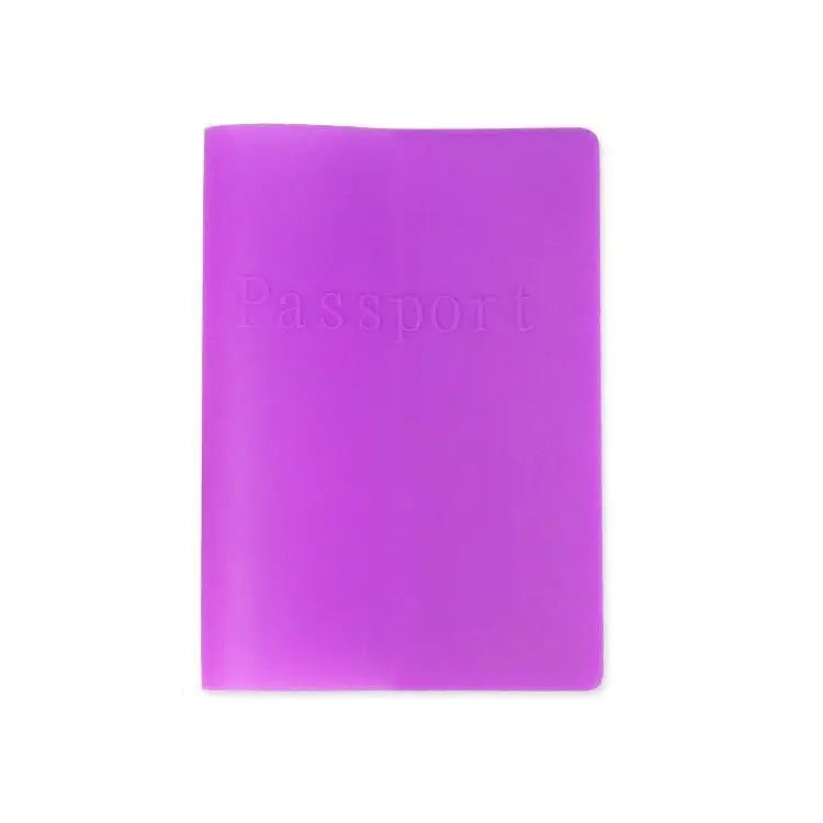 Couverture silicone, passeport inséré, vue d'ensemble