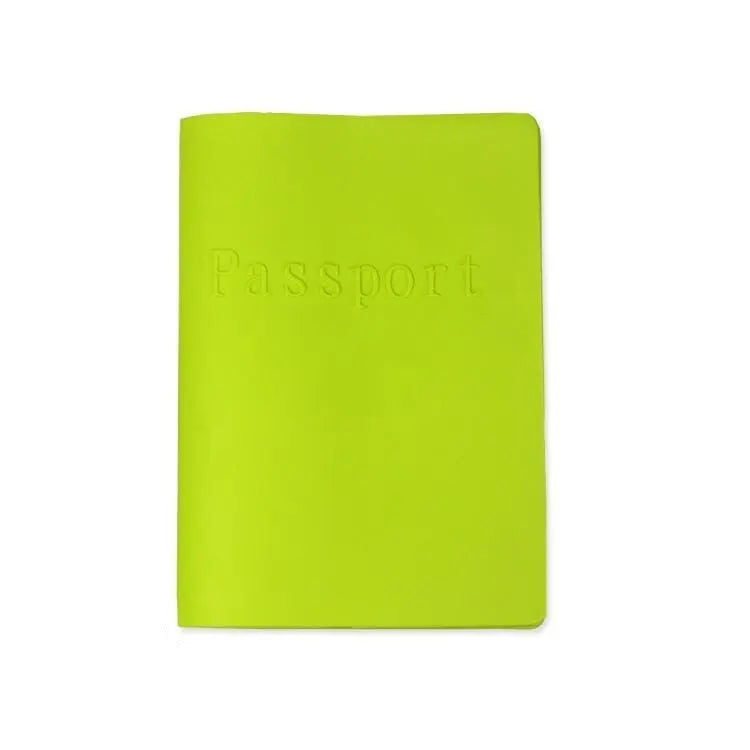 Couverture passeport silicone, vue latérale, détails des coins