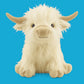 Peluche vache Highlands avec pelage doux et moelleux