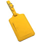 Étiquette de bagage jaune foncé pour un style distinctif