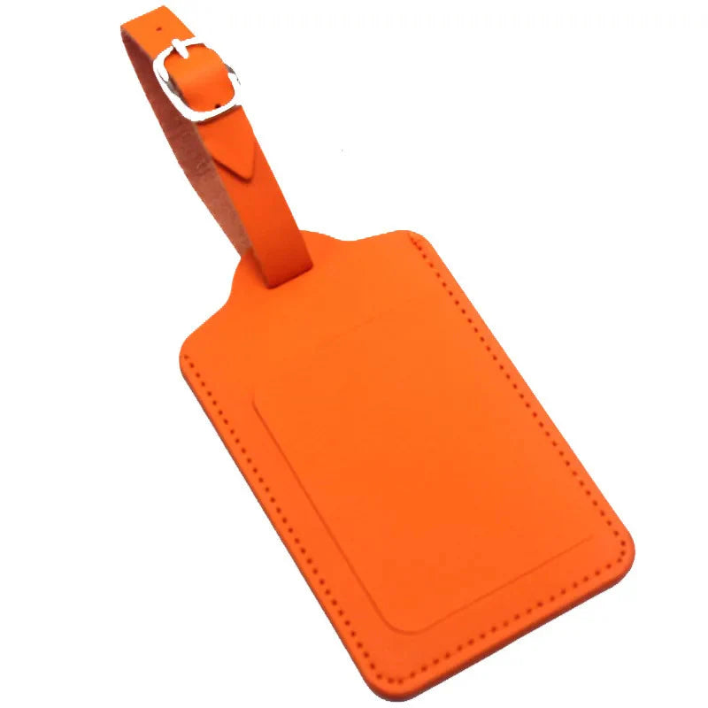 Étiquette de bagage orange pour une visibilité maximale