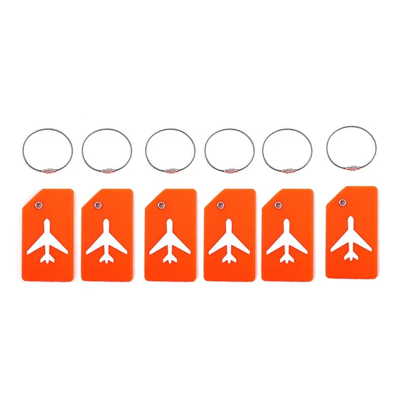Étiquettes de bagages avec espace pour coordonnées