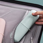Étui de voyage pour brosse à dents en plastique, vue de face